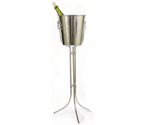 Ideal 3 Legged Wine Stand with Wine Chiller Bucket