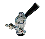 CH5100 - S System European Keg Beer Coupler by Taprite - Black Handle