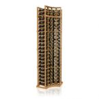 7' Curved Corner Standard Wood Wine Rack