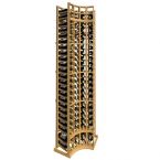 8' Curved Corner Standard Wood Wine Rack