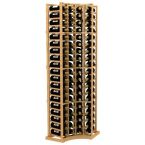 Curved Corner Standard Wood Wine Rack