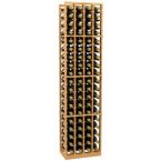 4 Column Wood Wine Rack