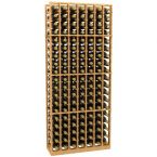 7 Column Wood Wine Rack
