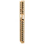 1 Column Display Wood Wine Rack