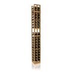 7' Two Column Display Wood Wine Rack