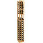 2 Column Display Wood Wine Rack