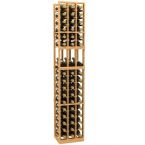 3 Column Display Wood Wine Rack