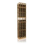 7' Four Column Display Wood Wine Rack