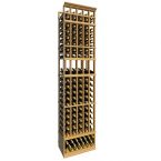 8' Five Column Display Wood Wine Rack