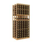 Double Deep 7 Column Wine Rack Display