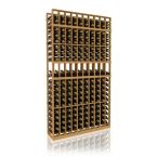 7' Ten Column Display Wood Wine Rack