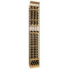 8' Three Column Display Wood Wine Rack
