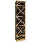 8' Solid X-Cube Wine Rack