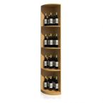 Solid Quarter Round Wine Display