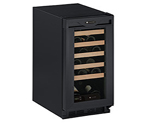 U-Line Origins 1115WCB-00 Wine Captain 24 Bottle Wine Refrigerator in Black