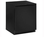 U-Line 2175RFB-00 2000 Series Frost-Free Refrigerator / Freezer - Black Cabinet with Black Door