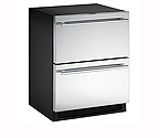 U-Line 2275DWRRS-00 Echelon 5.5 cf Drawer Refrigerator - Stainless Steel Doors