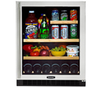 Marvel 6GARM-BS-G-R Luxury Series Beverage Center - Stainless Steel Framed Glass Door - Right Hand Hinge