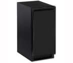 U-Line CLR2160B-40 Echelon Clear Ice Maker - Black Cabinet with Black Door - Drain Pump