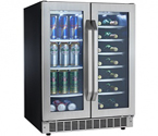 Danby DBC7070BLSST French Door Dual Zone Beverage Center