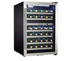Danby Silhouette DWC283BLS 30-Bottle Dual Zone Wine Cooler - Stainless Steel Glass Door