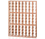 Redrack 8 Column 96 Individual Bottle Redwood Modular Wine Rack
