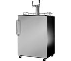 Summit SBC490SSTBTWIN Full-Size Dual Faucet Kegerator with Stainless Steel Door