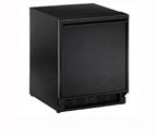 U-Line COMBO 29FF Black Frost-Free Refrigerator/Ice Maker Combo
