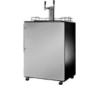 Summit SBC490SSHVTWIN Dual Faucet Kegerator with w/ 14-mm Dia Handle and Stainless Door
