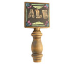 Black Dry Erase Board Beer Tap Handle