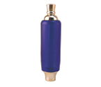 Blue Plastic Tap Handle with Ferrule and Finial