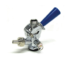 CH5004SS - D System Keg Coupler Blue Handle with Stainless Steel Probe