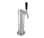 Single Faucet Stainless Draft Beer Tower w/ Perlick 525SS Stainless Faucet