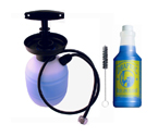 Draftec Deluxe Hand Pump Pressurized Keg Beer Kegerator Cleaning Kit w/ 32 oz. Cleaner