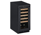 U-Line Origins 1115WCB-00 Wine Captain 24 Bottle Wine Refrigerator in Black