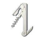 Waiter's Corkscrew with Straight Blade (Silver Plated)