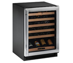 U-Line Echelon 2175WCS Stainless Steel Wine Captain 48 Bottle Wine Cooler Refrigerator