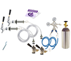 Kegco Standard Two Keg Door Mount Kegerator Beer Tap Conversion Kit