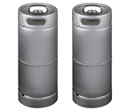 Two Kegco brand new 5 Gallon Commercial Kegs - Drop-In D System Valve