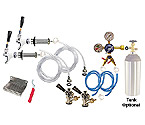 Kegco Deluxe Two Keg Door Mount Kegerator Conversion Kit