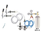Kegco Economy Two Keg Door Mount Kegerator Conversion Kit