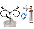Kegco Standard Double Faucet Party Kegerator Conversion Kit