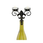 Fleur De Lis Wine Bottle Candelabra