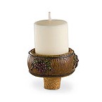 Wine Barrel Votive Holder & Bottle Stopper