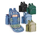 Capri Insulated Backpack Cooler - Black/Grey