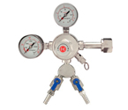 Kegco 542-2 - Premium Pro Series Double Gauge Kegerator Regulator w/ Two Product Out