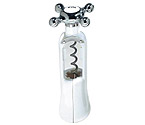 Metrokane 5701 White Faucet Corkscrew Opener