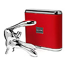 Metrokane 6095 VIP Rabbit Lever-Style Wine Opener - Red Leather