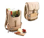 Picnic Time Duet Botanica 2 Bottle Wine & Cheese Tote