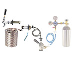 Build Your Own 70' Jockey Box Coil Tight Wrap Single Faucet For Small Coolers